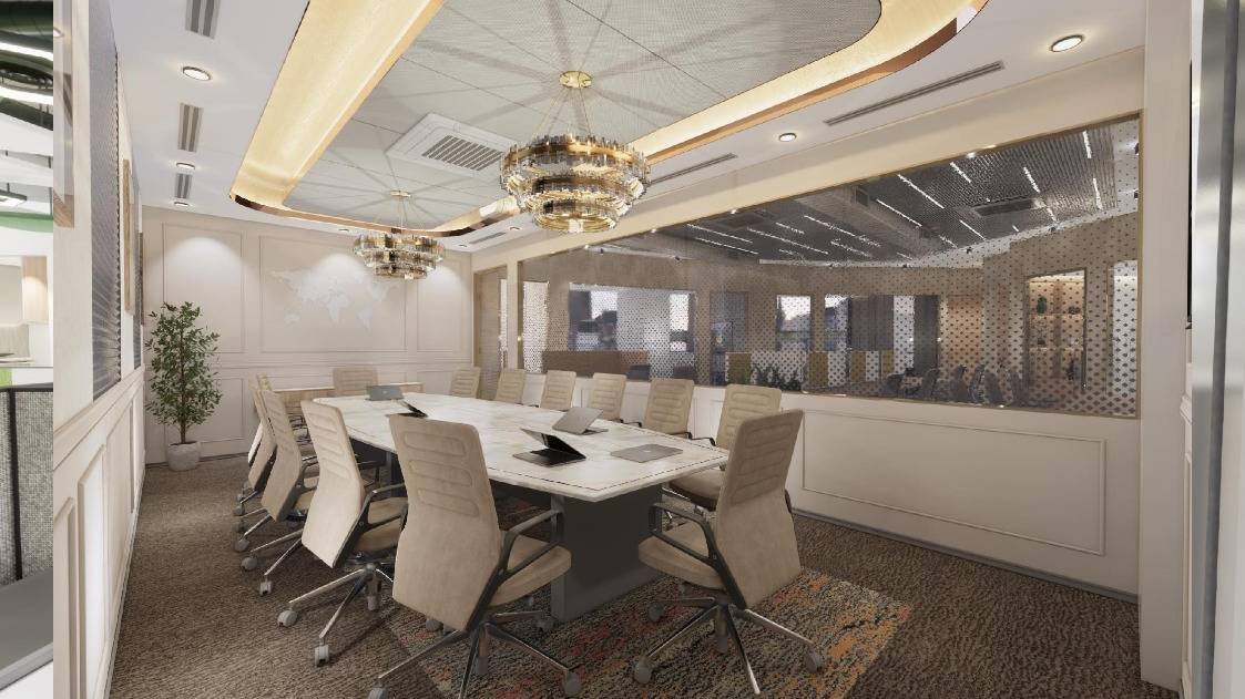 Executive management office interior at Signature Tower, Gurgaon